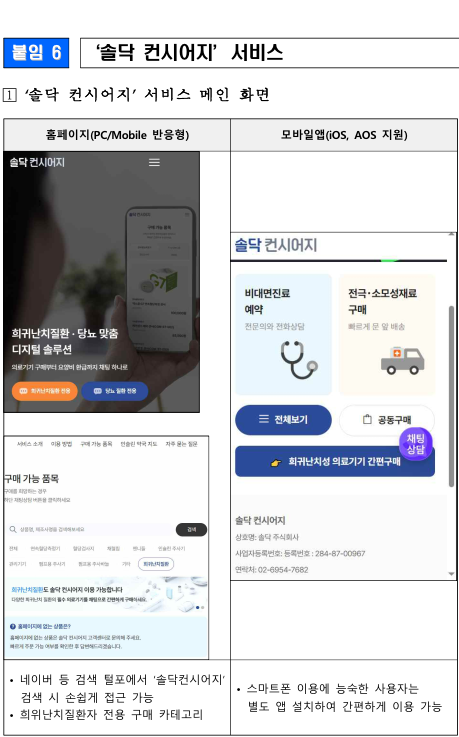 “희귀질환자 의료물품 품절 걱정마세요”