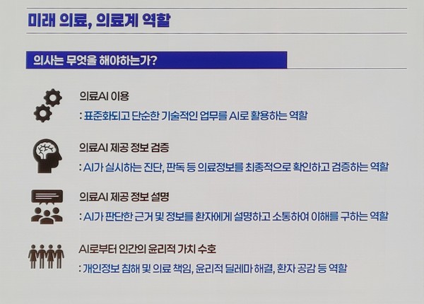 "미래의사는 AI 에이전트를 부리는 최고 책임자"