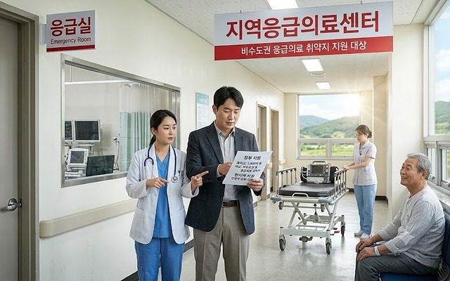 비수도권 •취약지 응급의료기관에 정책자금 1,000억 원 융자 지원